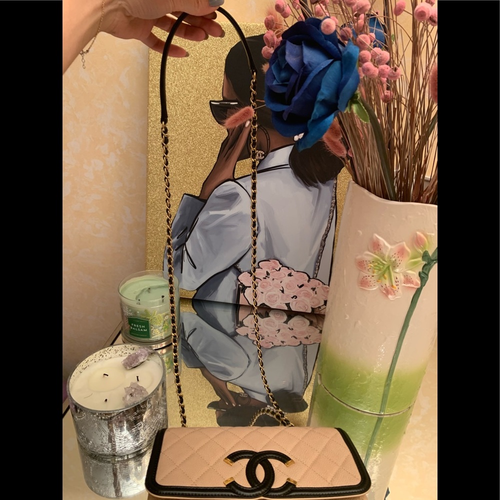 Chanel small two tone filigree bag - Picture 10 of 12